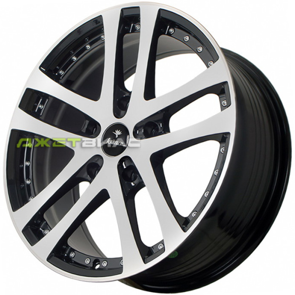 Литой диск FF FBX480-1657 R18 7.5J 5x139.7 ET33 DIA 98.1 Black Machined Face