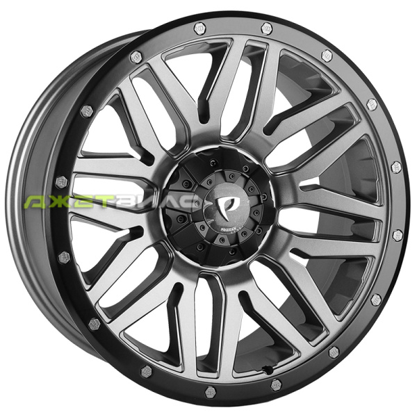 Литой диск Jetwheel Y5369 R20 9J 5x139.7 ET15 DIA 77.8 Matt Grey with matt black lip