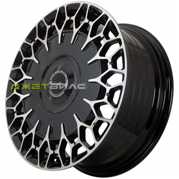 Литой диск FF KF54-1276 R17 7J 4x98 ET40 DIA 73.1 Black Polish