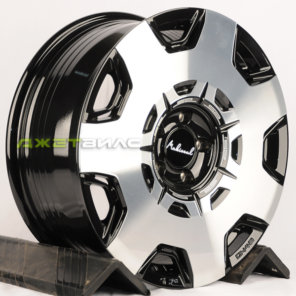 Литой диск Jetwheel MST-FF-CN49 R19 8J 5x108 ET38 DIA 63.3 Black polish face+Aluminum cap