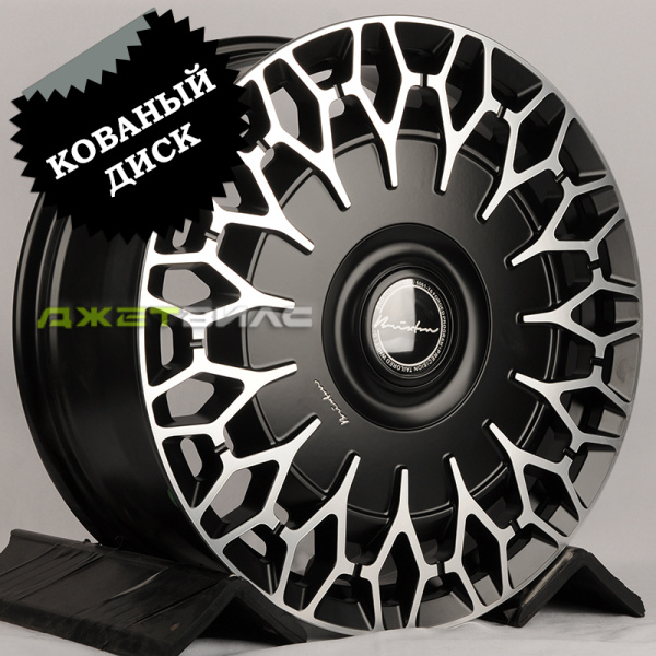 Кованый диск JETFORGED 131 R20 8.0J 6x139.7 ET46 DIA 92.5 Matt Black Polished Face