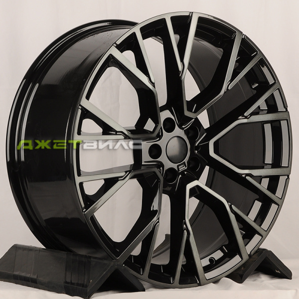 Литой диск Jetwheel BK5769 R22 9.5J 5x112 ET32 DIA 66.6 BKF black clear (MB-B)