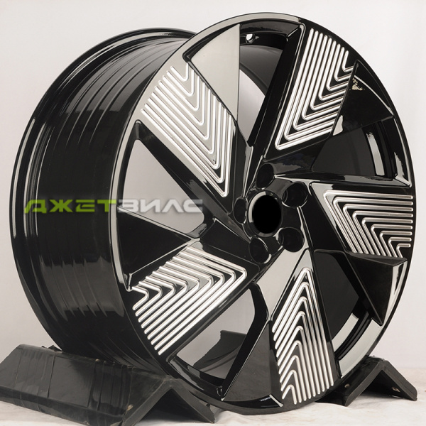 Литой диск Jetwheel FBX225-20 R20 9J 5x108 ET58.5 DIA 63.4 Black+Milling