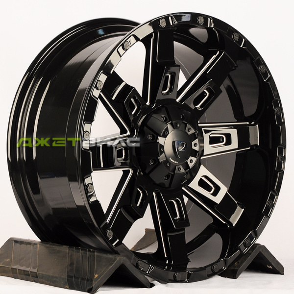Литой диск Jetwheel BK5261 R18 9J 12x135x139.7 ET15 DIA 106.1 BLK/MIL