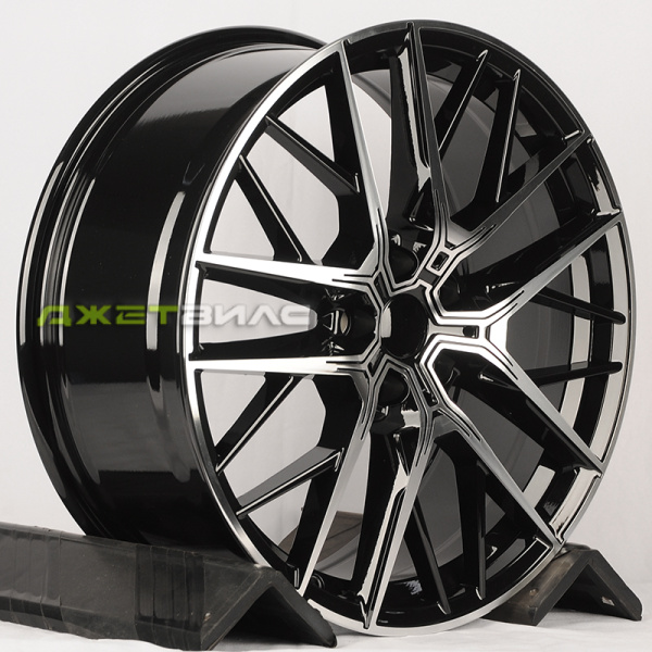 Литой диск Jetwheel 4155 R18 8J 5x112 ET47 DIA 66.6 Black Machine Face