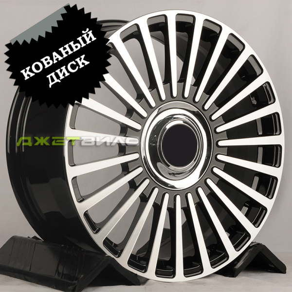 Кованый диск JETFORGED CR08010 R20 8.5J 6x139.7 ET25 DIA 77.8 Black Machined Face