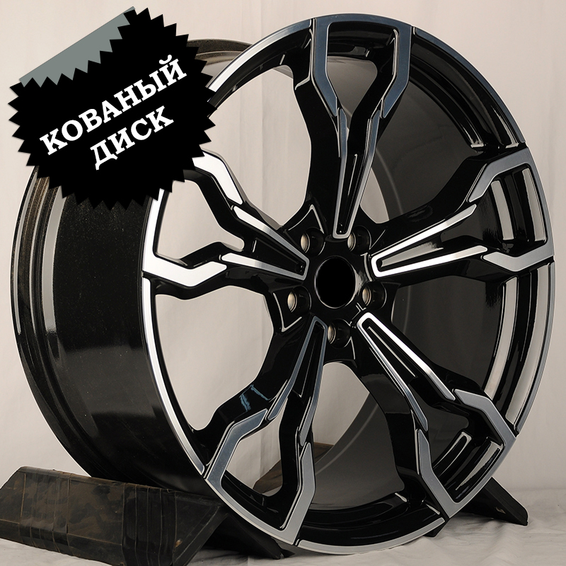 Кованый диск JETFORGED CR8821 R21 8.5J 5x112 ET25 Кованый диск JETFORGED CR8821 R21 8.5J 5x112 ET25 DIA 66.56 Black Machined Face