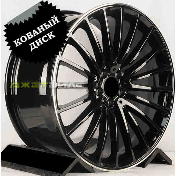Кованый диск JETFORGED RGW626 R21 10J 5x112 ET44 DIA 66.56 Gloss Black Lip Polish