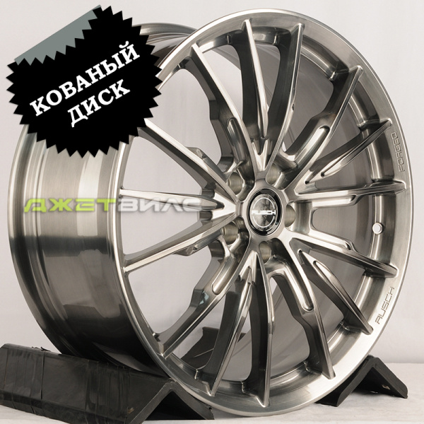 Кованый диск JETFORGED RGW1543 R20 8.5J 5x114.3 ET40 DIA 67.1 Brusched Gloss Black