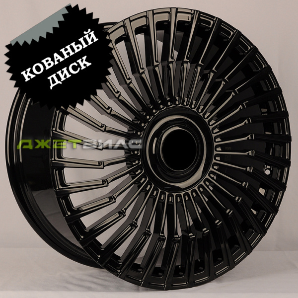 Кованый диск JETFORGED RGW6225R R22 9.5J 5x120 ET42 DIA 72.6 Gloss Black+Right
