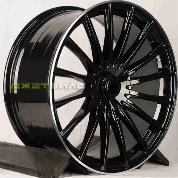 Литой диск KoKo Kuture 0396 R20 9J 5x112 ET34 DIA 66.6 Gloss Black With Lip Polish