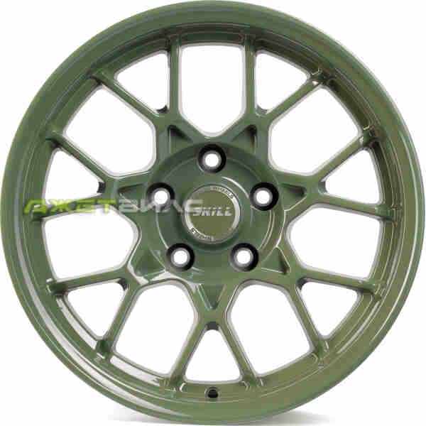 Кованый диск SKILL FG435-220614X R17 9J 5x127 ET-12 DIA 71.6 Зелёный