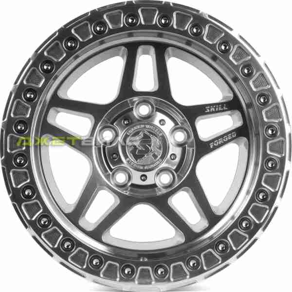 Кованый диск SKILL SB036-SV275 R17 9J 5x127 ET12 DIA 71.5 Зеркальная Полировка