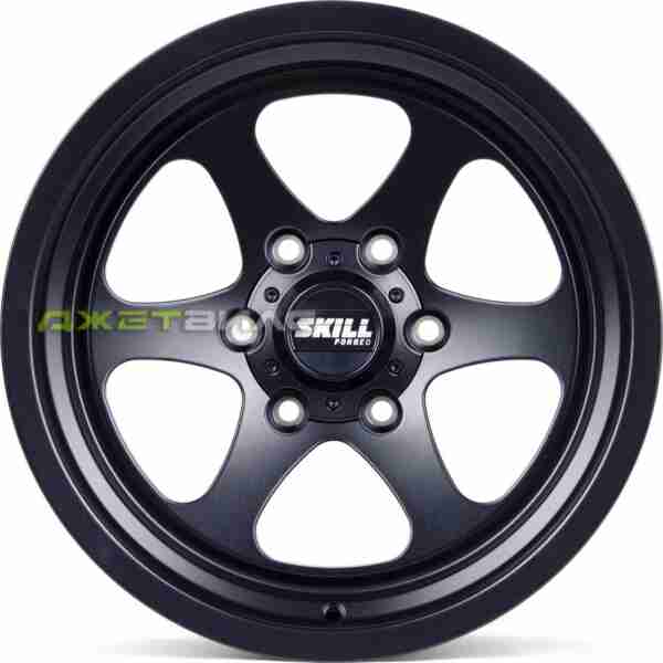 Кованый диск SKILL SB052-DS186 R17 9.5J 6x139.7 ET-25 DIA 106.1 Чёрный Матовый
