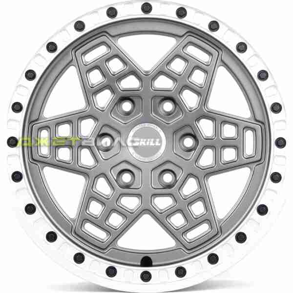 Кованый диск SKILL SB121-DS193 R18 9J 6x139.7 ET45 DIA 95.1 Графит Матовый + Полированный Обод