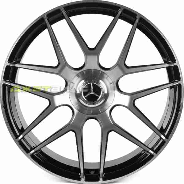 Кованые разноширокие диски SKILL SL187-CS444 R22 перед 10J ET58 зад 11J ET52 5x112 DIA 66.6