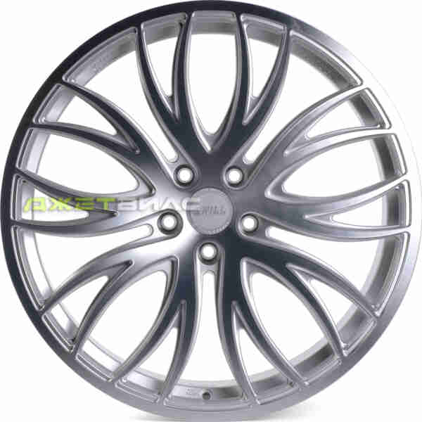 Кованый диск SKILL SL268-SL085 R21 8.5J 5x120 ET30 DIA 66.1 Серебро + Полированные Спицы