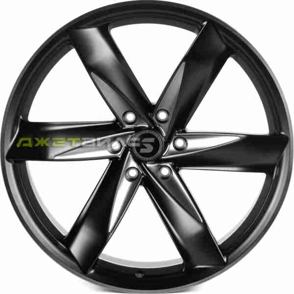 Кованый диск SKILL SL318-SL223 R20 10J 6x139.7 ET-10 DIA 77.8 чёрный матовый + полировка + полированный обод + матовый лак