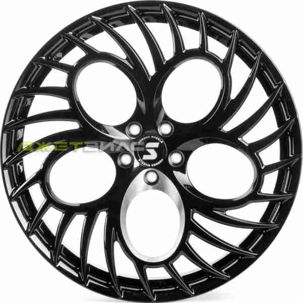 Кованый диск SKILL SL351-SL096 R22 9.5J 5x108 ET35 DIA 63.3 Черный Глянец