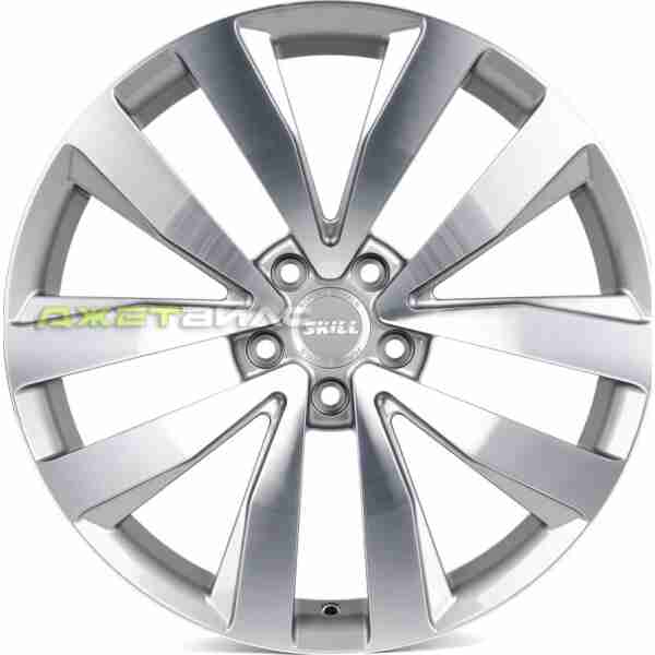 Кованый диск SKILL SL365-SL065 R19 8.5J 5x112 ET28 DIA 66.6 Графит Матовый + Полированные Спицы