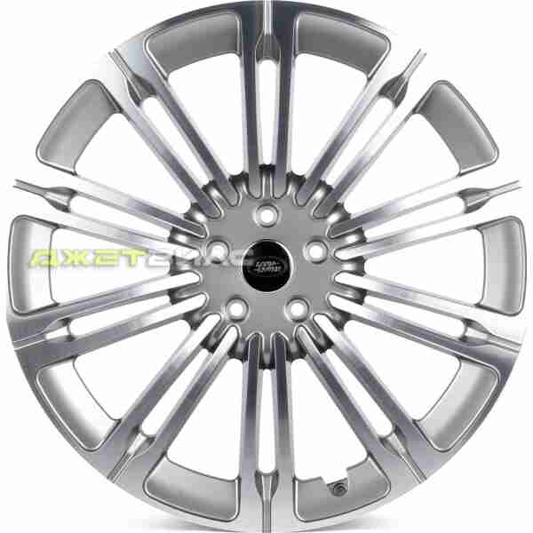Кованый диск SKILL SL368-CS443 R22 9.5J 5x120 ET42.5 DIA 72.6 Графит Глянцевый + Полированные Спицы