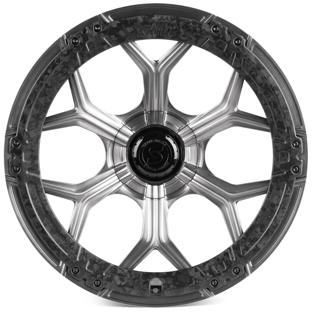 <strong>Кованые разноширокие диски SKILL SL401-SB595 R22</strong> — перед 10J ET20 Кованые разноширокие диски SKILL SL401-SB595 R22 перед 10J ET20 зад 11.5J ET14 5x130 DIA 71.5