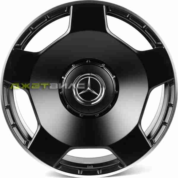 Кованый диск SKILL SL466-SK365 R22 10J 5x130 ET20 DIA 84.1 Чёрный Матовый + Полированный Обод