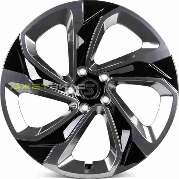 Кованый диск SKILL SL526-CS266 R20 8.5J 5x120 ET40 DIA 62.55 Чёрный Глянцевый + Полированные Спицы Под Тёмным Лаком