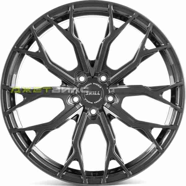 Кованый диск SKILL SL715-SV451 R20 9J 5x112 ET28 DIA 66.6 Графит Глянцевый