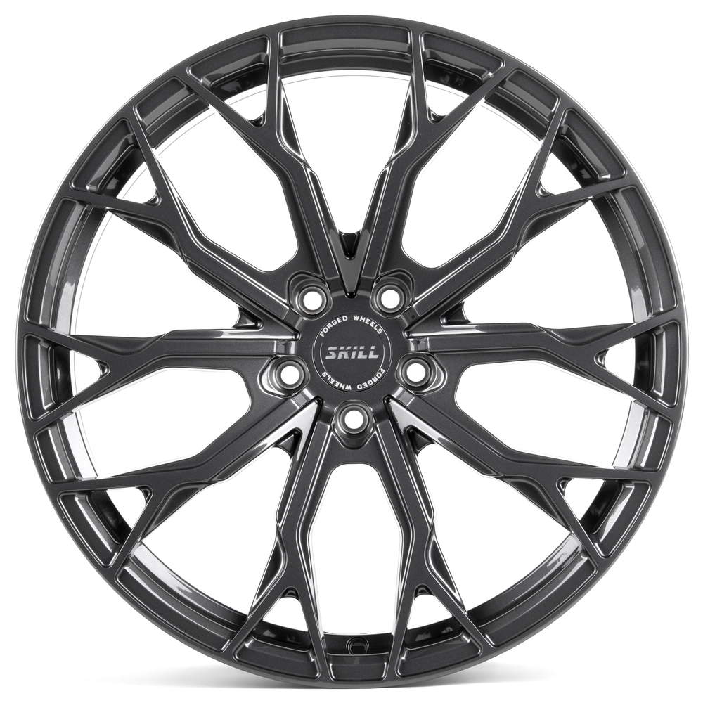 Кованый диск SKILL SL715-SV451 R20 9J 5x112 ET28 Кованый диск SKILL SL715-SV451 R20 9J 5x112 ET28 DIA 66.6 Графит Глянцевый