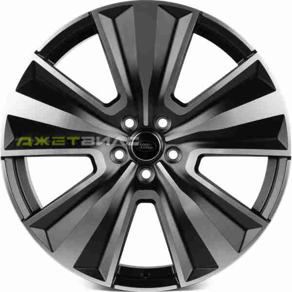 Кованый диск SKILL SL837-CS443 R22 9.5J 5x120 ET42.5 DIA 72.6 Чёрный Матовый + Полированные Спицы