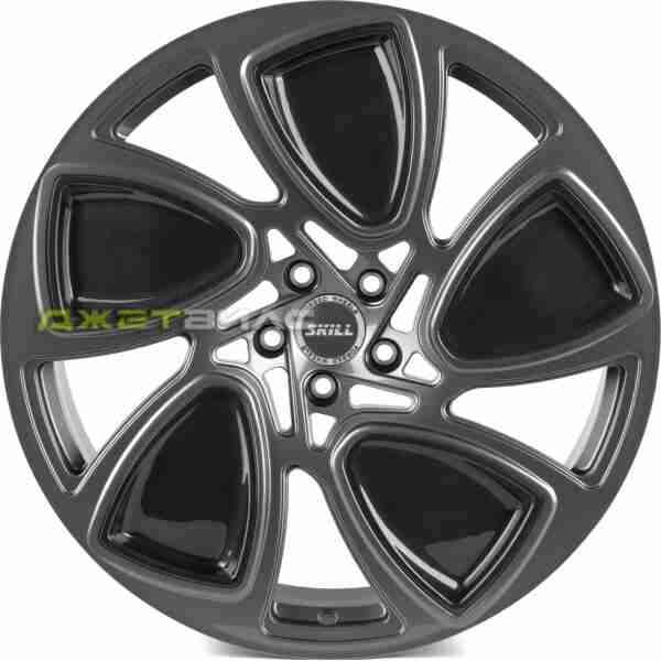 Кованые разноширокие диски SKILL SL892-SV482 R22 перед 9.5J ET37 зад 10.5J ET43 5x112 DIA 66.6