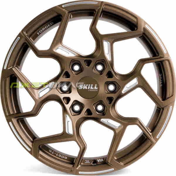 Кованый диск SKILL SV102 R18 9.5J 6x139.7 ET15 DIA 106.1 Бронза