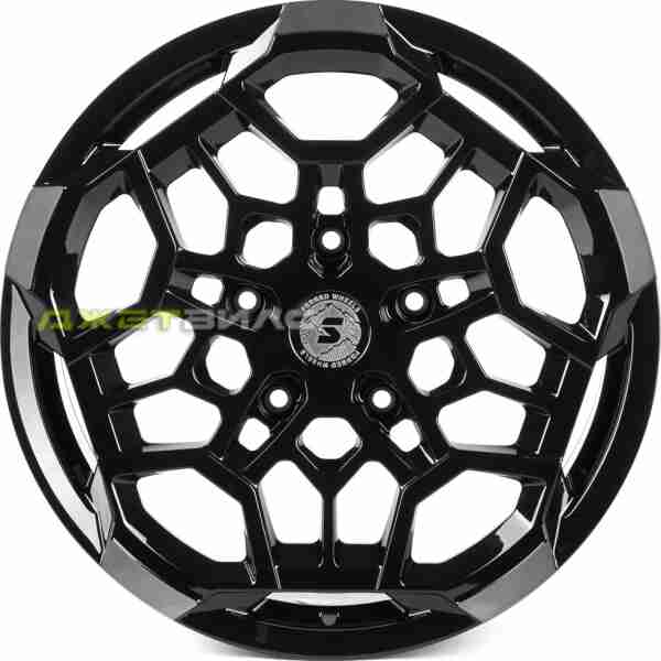 Кованый диск SKILL SV171-SB563 R20 9J 5x150 ET45 DIA 110.1 чёрный глянцевый + полировка + тёмный лак SK51