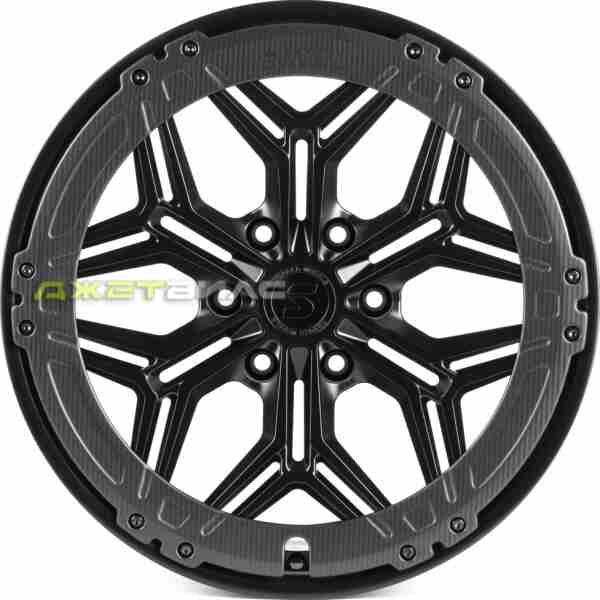 Кованый диск SKILL SV185-SK333 R20 9J 6x139.7 ET45 DIA 95.1 чёрный матовый + карбон SFC13