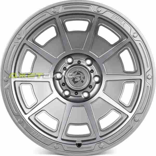 Кованый диск SKILL SV308-DS218 R20 10J 6x139.7 ET10 DIA 77.8 Графит Матовый + Полированные Спицы