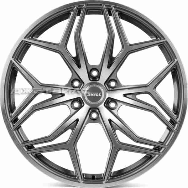 Кованый диск SKILL SV353-FG485 R22 9J 6x139.7 ET19 DIA 106.1 Графит + Полированные Спицы