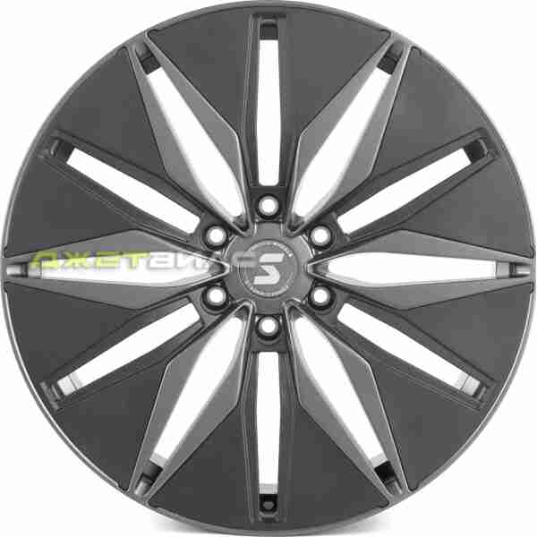 Кованый диск SKILL SV380-SV481 R22 9J 6x139.7 ET19 DIA 77.8 Графит Матовый + Карбон Sfc12
