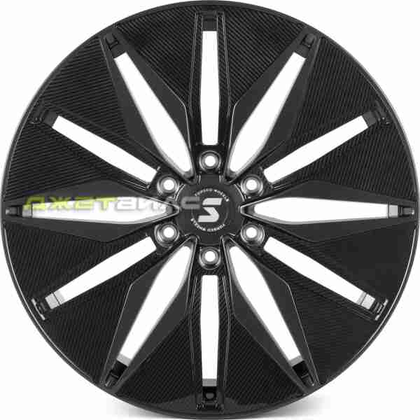 Кованый диск SKILL SV380-SV481 R22 9J 6x139.7 ET50 DIA 95.1 Графит Глянцевый + Карбон Sfc03