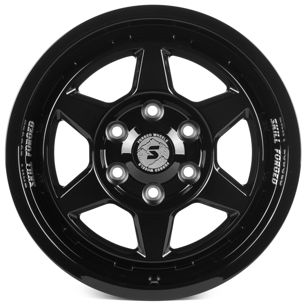 Кованый диск SKILL SV905-SK289 R17 8.5J 6x135 ET34 Кованый диск SKILL SV905-SK289 R17 8.5J 6x135 ET34 DIA 87.1 Чёрный Глянцевый