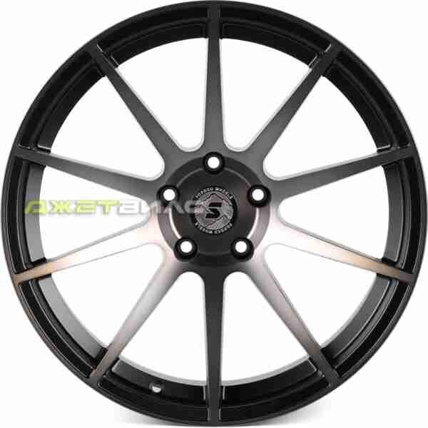 Кованый диск SKILL SV994-SK335 R20 10J 5x127 ET-20 DIA 71.5 Чёрный Матовый + Полированные Спицы