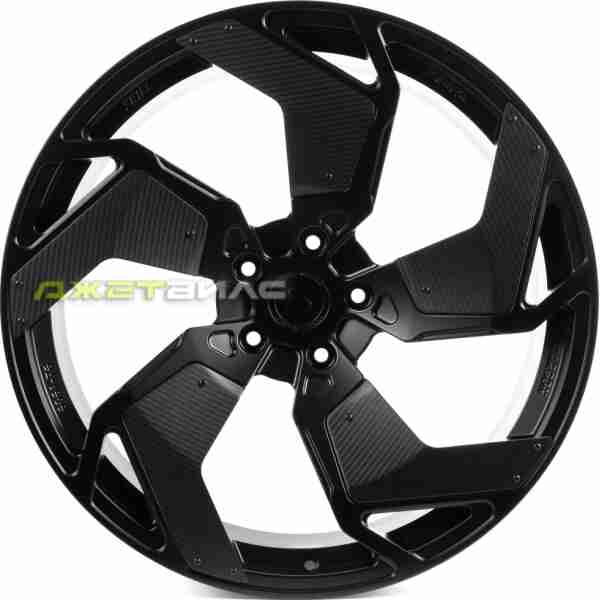 Кованый диск SKILL SL462-CS459 R23 10J 5x130 ET25 DIA 84.1 чёрный матовый + карбон SFC11