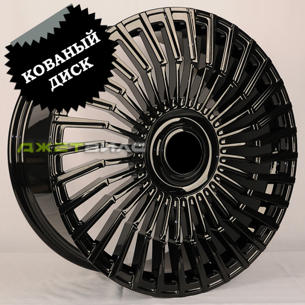 Кованый диск JETFORGED RGW6225L R22 9.5J 5x120 ET42 DIA 72.6 Gloss Black+Left