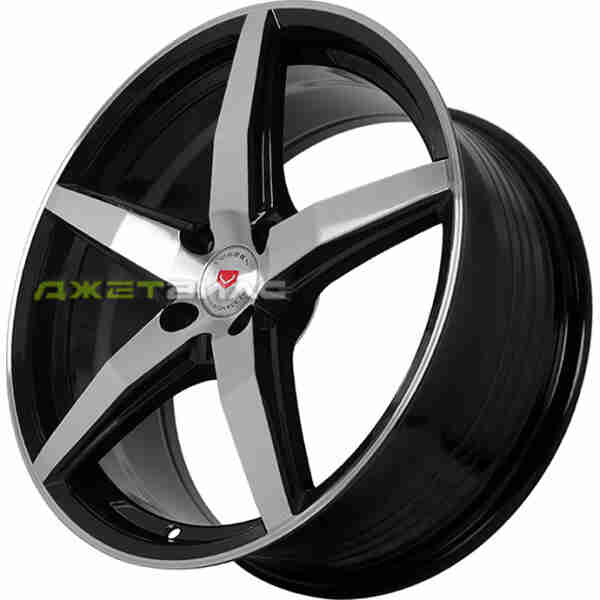 Литой диск FF FBX501-1900 R17 7.5J 4x100 ET38 DIA 73.1 Black Machined Face