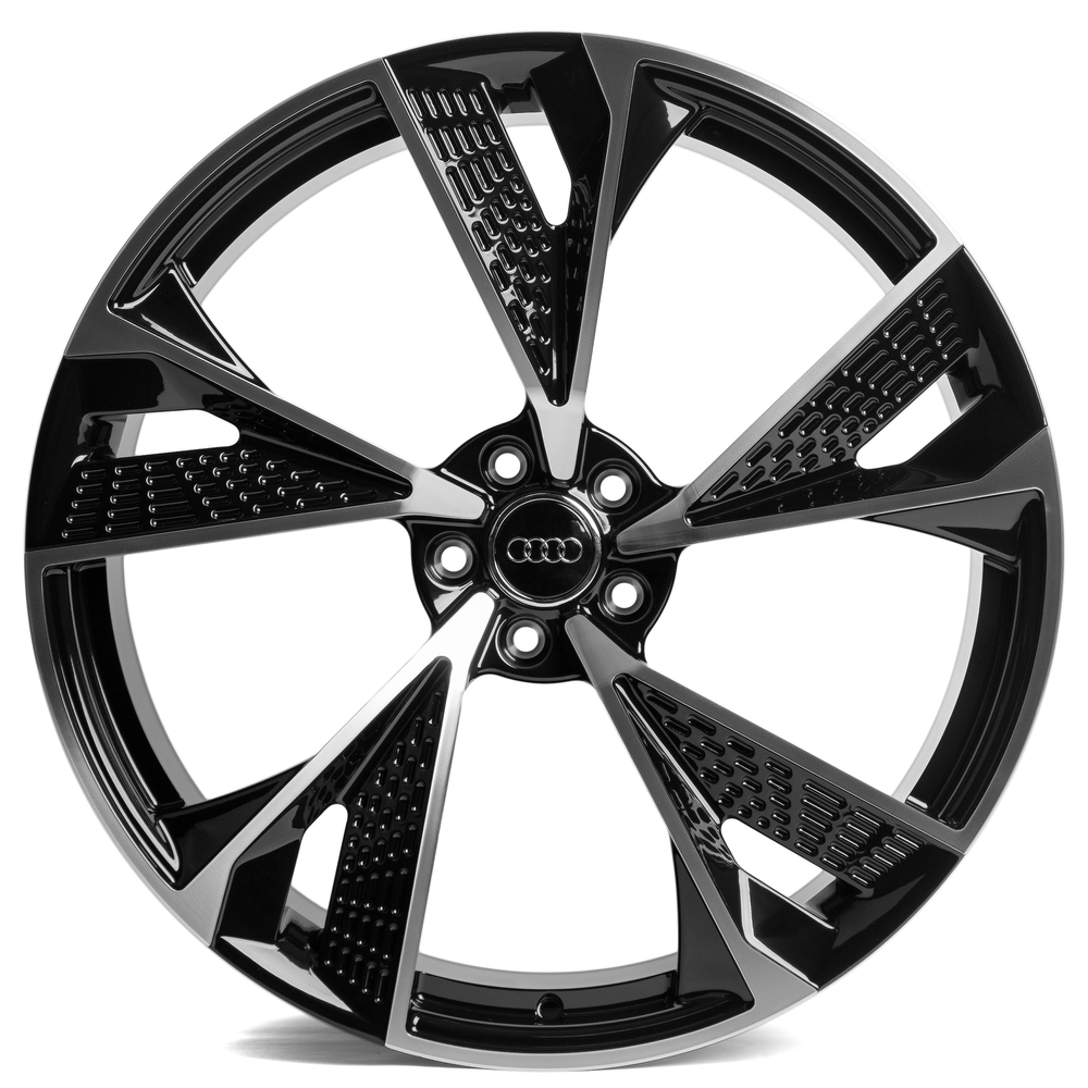 Кованый диск SKILL SL685-SV483 R22 10J 5x112 ET18 Кованый диск SKILL SL685-SV483 R22 10J 5x112 ET18 DIA 66.6 Чёрный Глянцевый + Полированные Спицы