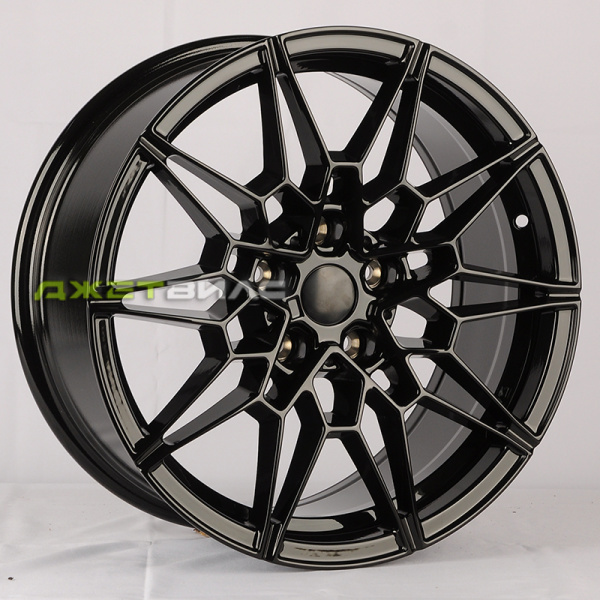 Литой диск Jetwheel Y1027 R18 8J 5x112 ET27 DIA 66.6 Gloss Black