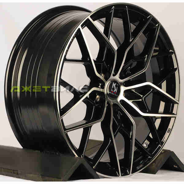 Литой диск KoKo Kuture FF010 R19 8.5J 5x114.3 ET35 DIA 73.1 Gloss Black+Maching Face
