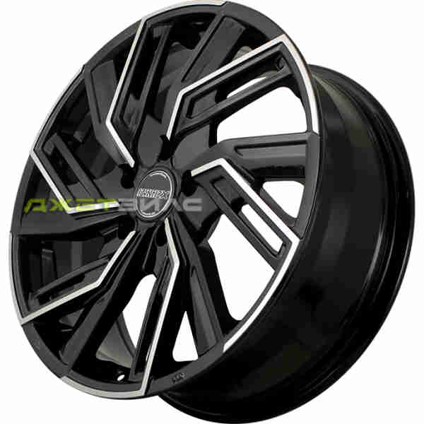 Литой диск FF KF82-1903 R18 7J 5x114.3 ET40 DIA 73.1 Gloss Black Polish