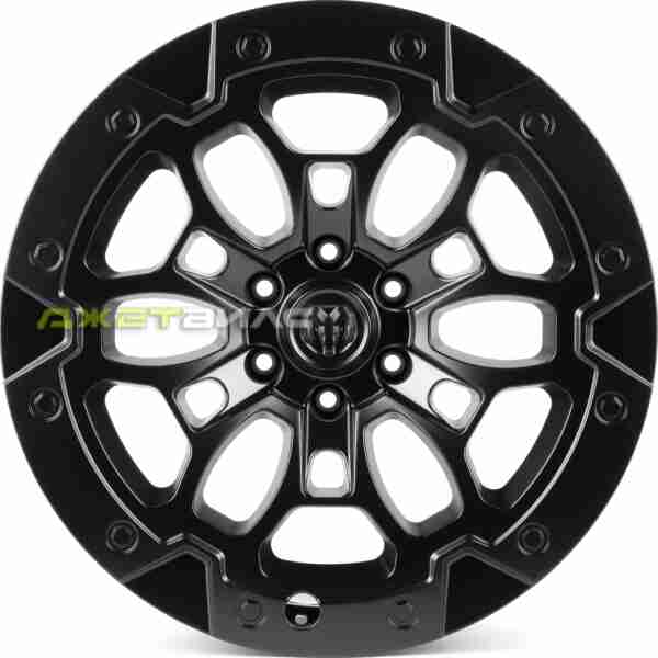 Кованый диск SKILL SV145-SV481 R22 9J 6x139.7 ET19 DIA 77.8 Чёрный Матовый