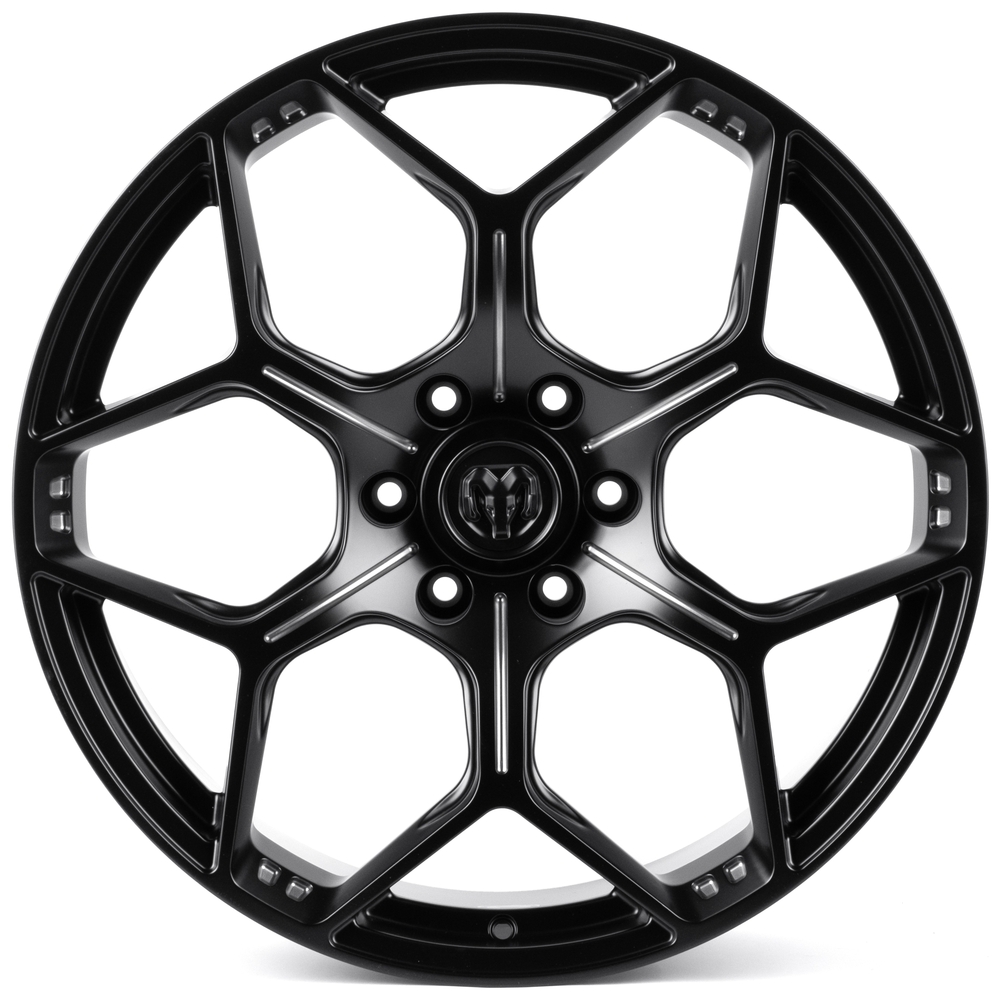 Кованый диск SKILL SV310-SL251 R22 9J 6x139.7 ET19 Кованый диск SKILL SV310-SL251 R22 9J 6x139.7 ET19 DIA 77.8 чёрный матовый + полировка + тёмный лак SK51